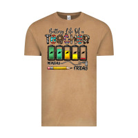 Vintage Camel battery life of a teacher monday friday Vintage Tee - CowhideDigitalArt