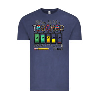 Vintage Denim battery life of a teacher monday friday Vintage Tee - CowhideDigitalArt