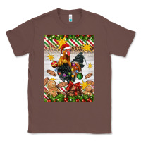 Chestnut Christmas rooster Classic Tee - Artiststas