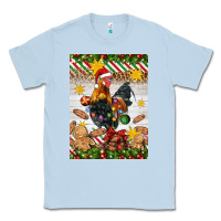 Christmas Rooster Classic Tee | Teevron