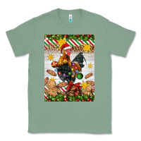 Sage Christmas rooster Classic Tee - Artiststas