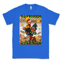 True Royal Christmas rooster Classic Tee - Artiststas