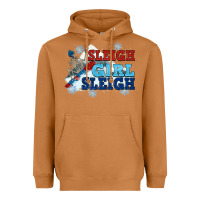 Meerkat winter sleigh girl sleigh Heavyweight Hoodie - NancyCooperArtShop