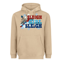 Mushroom winter sleigh girl sleigh Heavyweight Hoodie - NancyCooperArtShop