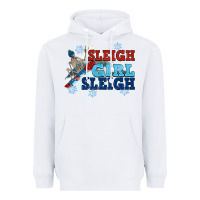 White winter sleigh girl sleigh Heavyweight Hoodie - NancyCooperArtShop