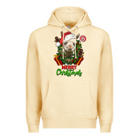Pina Colada merry christmas alpaca face Premium Hoodie - LillyAllenDesigns