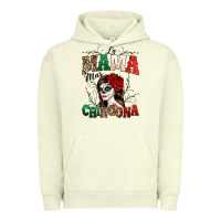 Pigment Pistachio La Mama Mas Chingona Urban Hoodie - texasbilliewilder
