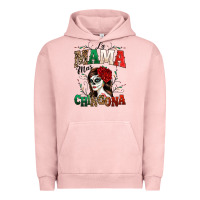 Pigment Salmon La Mama Mas Chingona Urban Hoodie - texasbilliewilder