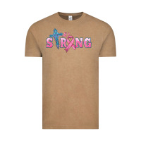 Vintage Coffee strong with cross ribbon Vintage Tee - HRA Design Shop