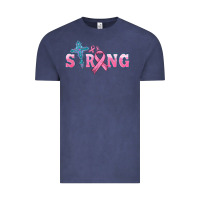 Vintage Denim strong with cross ribbon Vintage Tee - HRA Design Shop