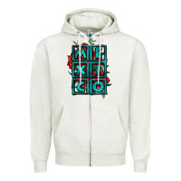 Oatmeal Heather mexico with roses Zipper Hoodie - Jasminsmagicworld