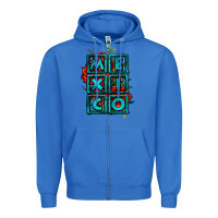 True Royal mexico with roses Zipper Hoodie - Jasminsmagicworld