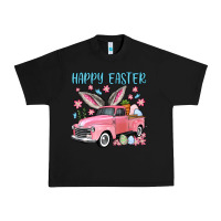Black Happy Easter truck Urban Heavy Tee - OliviaCreatesArt