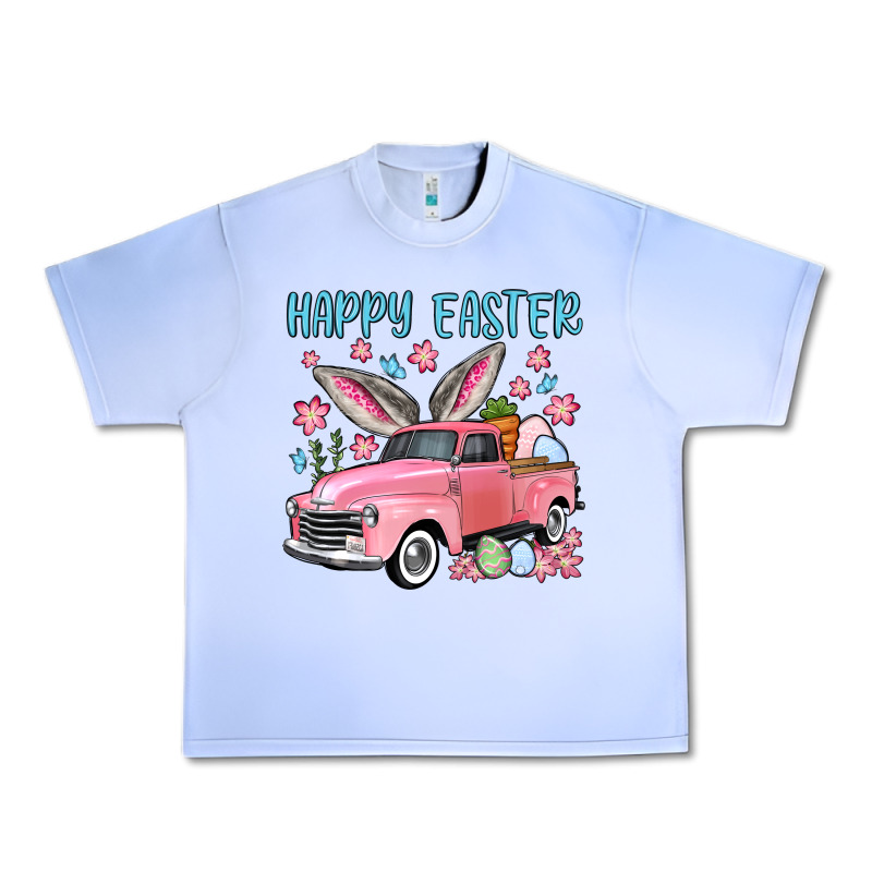 Happy Easter Truck Urban Heavy Tee by OliviaCreatesArt | Teevron