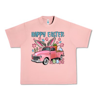 Salmon Happy Easter truck Urban Heavy Tee - OliviaCreatesArt
