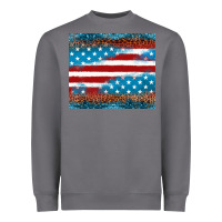 Storm Leopard glitter American flag tumbler Heavyweight Sweatshirt - Neo Western