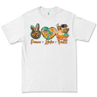 White peace love fall Premium Tee - BarkalooDesign
