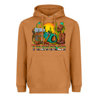 Meerkat western traveler cowboy Heavyweight Hoodie - NancyCooperArtShop