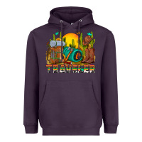 Plum western traveler cowboy Heavyweight Hoodie - NancyCooperArtShop