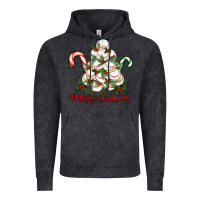 Vintage Black merry christmas baseball Vintage Hoodie - RanaPortraitStore