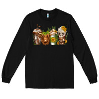 Black longhaired cow coffee Long Sleeve Tee - Jasminsmagicworld