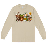 Mushroom longhaired cow coffee Long Sleeve Tee - Jasminsmagicworld