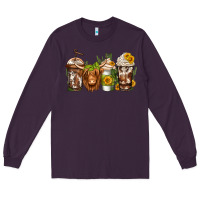 Plum longhaired cow coffee Long Sleeve Tee - Jasminsmagicworld