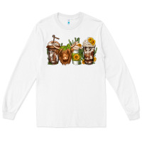 White longhaired cow coffee Long Sleeve Tee - Jasminsmagicworld