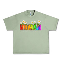Oil Green human Urban Heavy Tee - HRA Design Shop