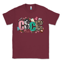 Burgundy cscc Classic Tee - AdoDesignShop