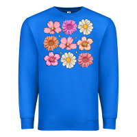 True Royal flowers Premium Sweatshirt - MaliasSmallBusiness