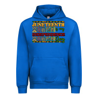 Cobalt juneteenth is my independence day Urban Hoodie - NancyCooperArtShop