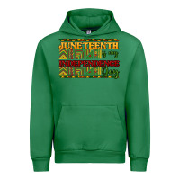 Emerald juneteenth is my independence day Urban Hoodie - NancyCooperArtShop