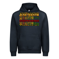 Navy juneteenth is my independence day Urban Hoodie - NancyCooperArtShop