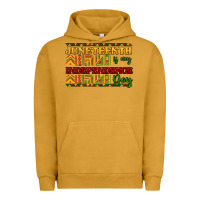 Pigment Peanut Butter juneteenth is my independence day Urban Hoodie - NancyCooperArtShop