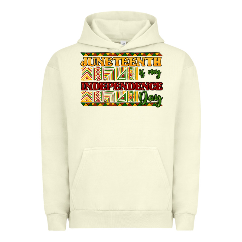 Juneteenth Is My Independence Day Urban Hoodie by NancyCooperArtShop | Teevron