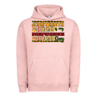 Pigment Salmon juneteenth is my independence day Urban Hoodie - NancyCooperArtShop