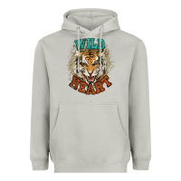 Moon Dust wild heart tiger college western Heavyweight Hoodie - NancyCooperArtShop