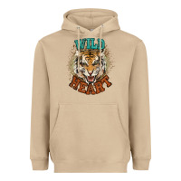 Mushroom wild heart tiger college western Heavyweight Hoodie - NancyCooperArtShop