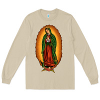 Mushroom our lady of Guadalupe Long Sleeve Tee - JahusDesignShop