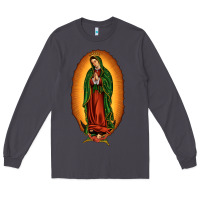 Smoke our lady of Guadalupe Long Sleeve Tee - JahusDesignShop