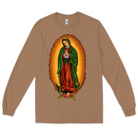 Toasted Coconut our lady of Guadalupe Long Sleeve Tee - JahusDesignShop