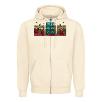 Sandshell mexico with roses Zipper Hoodie - Jasminsmagicworld