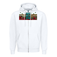 White mexico with roses Zipper Hoodie - Jasminsmagicworld