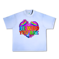 Grape Ice be who you are Urban Heavy Tee - HRA Design Shop