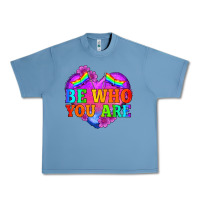Pebble Blue be who you are Urban Heavy Tee - HRA Design Shop