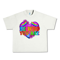 Pistachio be who you are Urban Heavy Tee - HRA Design Shop