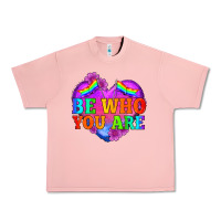 Salmon be who you are Urban Heavy Tee - HRA Design Shop