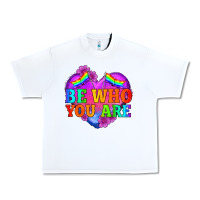 White be who you are Urban Heavy Tee - HRA Design Shop