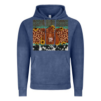 Vintage Denim red angus leopard Vintage Hoodie - JahusDesignShop